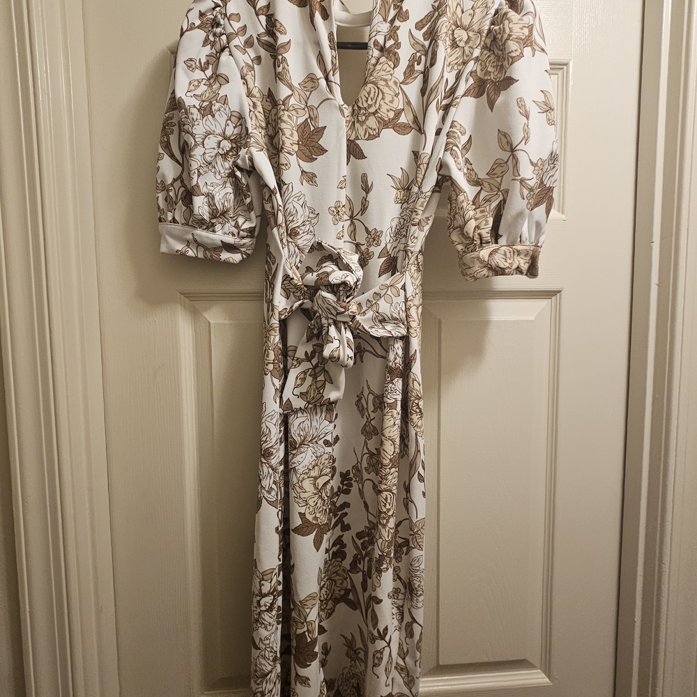 New York & Company Floral Print Top